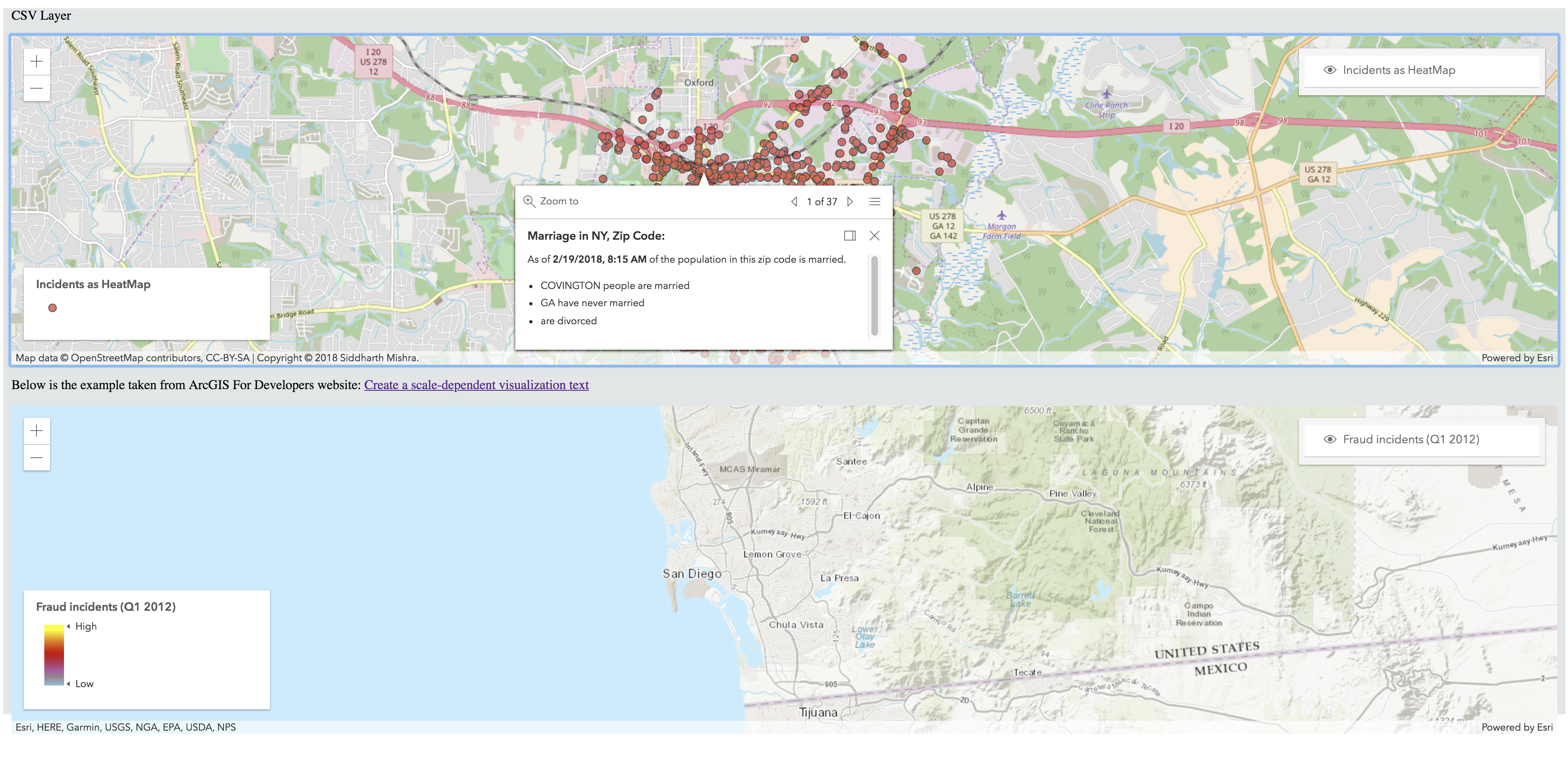 Zooming in shows all incidents as point using simplerenderer